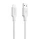 Кабель Proove Striped Silicone Lightning (1M) (CCSS00001102) White 316298 фото 1