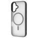 Чохол WAVE Matte Insane Case with Magnetic Ring iPhone 16 gray 334802 фото 1