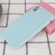 Чохол Silicone Case Full Protective (AA) NO LOGO для Apple iPhone X / XS (5.8") Бірюзовий / Turquoise 348781 фото 2