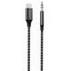 Кабель AUX Proove SoundMesh Lightning to 3.5mm (1m) (ACSM00004801) Gray 286779 фото 1