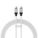 Кабель Baseus CoolPlay Series Type-C To Type-C 100W (1m) CAKW000202 White 275949 фото 6