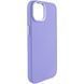 TPU чохол Bonbon Metal Style для Apple iPhone 14 (6.1") Бузковий / Dasheen 257162 фото 1