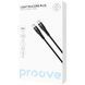 Кабель Proove Light Silicone Plus Type-C to Type-C 60W (1m) black (CCLS60002201) 388067 фото 2