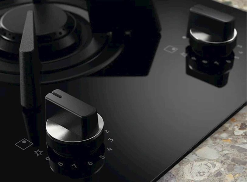 Варильна поверхня Electrolux комбінована (2 газ + 2 інд), 60см, розширена зона, чавун, чорний (KDI641723K) 369486 фото
