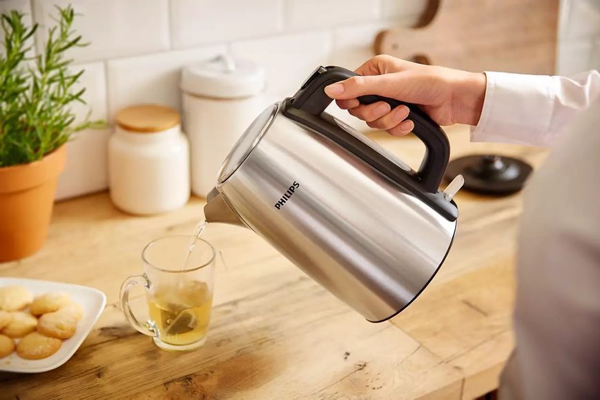 Електрочайник Philips Viva Collection 1.7л, метал (HD9351/90) 369207 фото