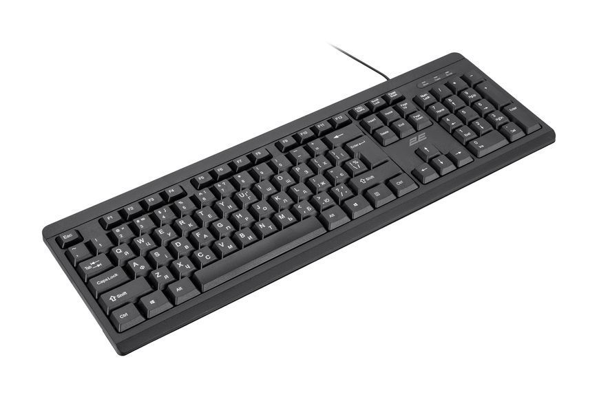 Комплект клавіатура та миша 2E MK401 USB-A, EN/UK, чорний (2E-MK401UB_UA) 364433 фото