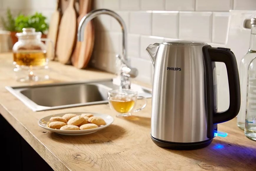 Електрочайник Philips Viva Collection 1.7л, метал (HD9351/90) 369207 фото