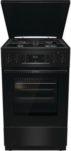 Плита Gorenje комбінована, 70л, 50x60см, дисплей, чавун, чорний (GK5C42BF) 375069 фото
