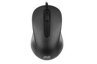 Миша 2E MF160, USB-A, чорний (2E-MF160UB) 372810 фото