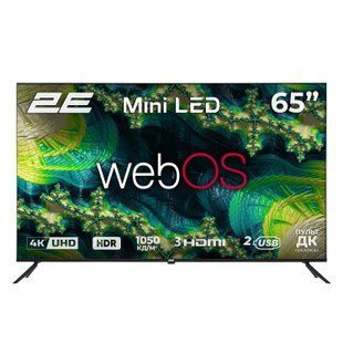Телевізор 65" 2E MiniLED 4K 60Hz Smart WebOS Black (2E-65A88H) 365613 фото