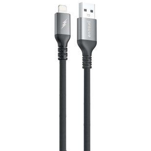 Кабель Proove ReGen Silicone Lightning 2.4A (1m) (CCRS12001101) black 355574 фото