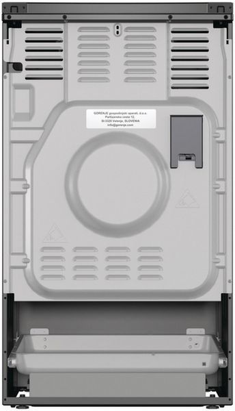 Плита Gorenje комбінована, 70л, 50x60см, дисплей, чавун, чорний (GK5C42BF) 375069 фото