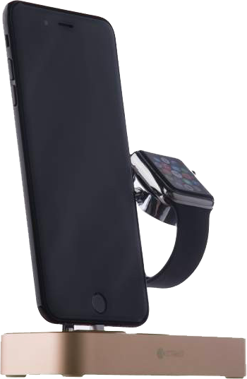 Док-станція Coteetci Apple Watch+iPhone Lighting+Type C+3USB Gold [CS7200-CEG] 71932 фото