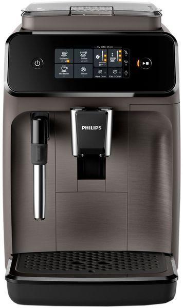 Кавомашина Philips Series 1200 1.8л, зерно, ручний капучинатор, авторецептів - 2, чорний (EP1224/00) 367471 фото