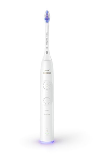 Щітка зубна електр. Philips, Sonicare 6100 Series, 62т. колив/хв, насадок-1, футляр, білий (HX7400/06) 379812 фото