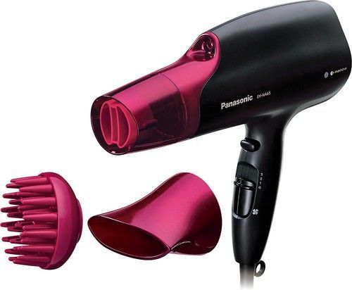 Фен Panasonic, 2000Вт, 4 режими, дифузор, іоніз-я, хол. обдув, чорно-рожевий (EH-NA65-K865) 373085 фото