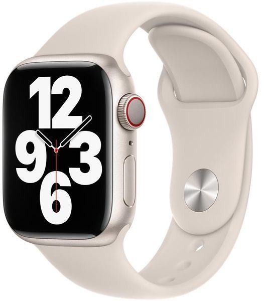 Ремінець Apple Watch Sport Band 42/44/45/49mm M/L - Starlight (MT3K3) 277234 фото