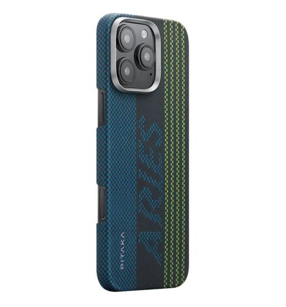 Чохол-накладка iPhone 16 Pro Pitaka Tactile Woven Case Aries Credit Card (KI1601CR) 377909 фото