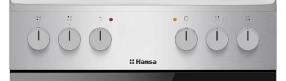 Плита електрична Hansa, 50х60см, 62л, нержавіюча сталь 390998 фото