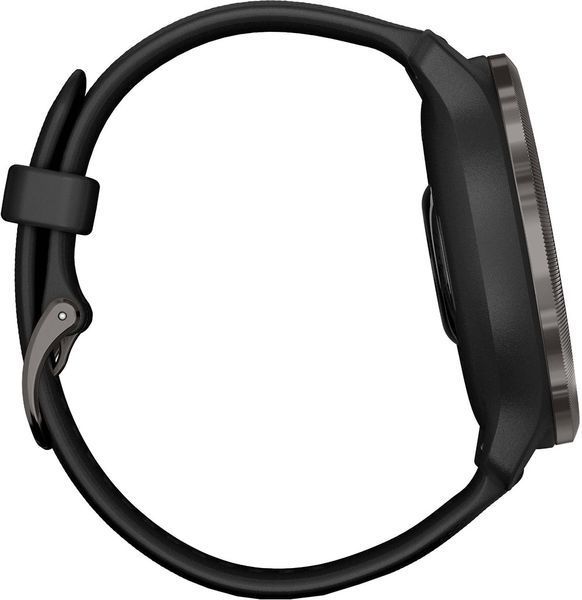 Смарт-годинник Garmin Venu 2 Slate with Black Leather Band (010-02430-21) Global 399166 фото