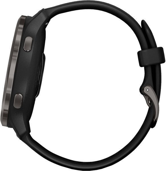 Смарт-годинник Garmin Venu 2 Slate with Black Leather Band (010-02430-21) Global 399166 фото