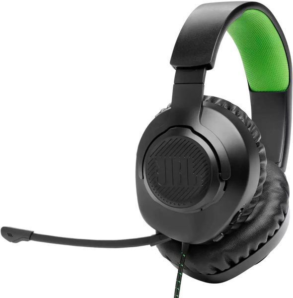 Навушники JBL Quantum 100X (JBLQ100XBLKGRN) Black 324136 фото