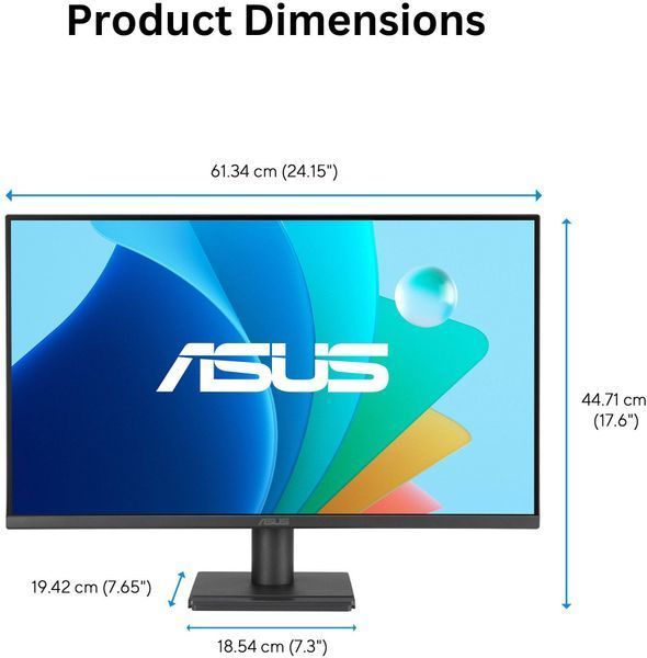 Монітор Asus 27" VA279HG D-Sub, HDMI, Audio, IPS, 120Hz, 1ms, sRGB 99%, AdaptiveSync 367058 фото