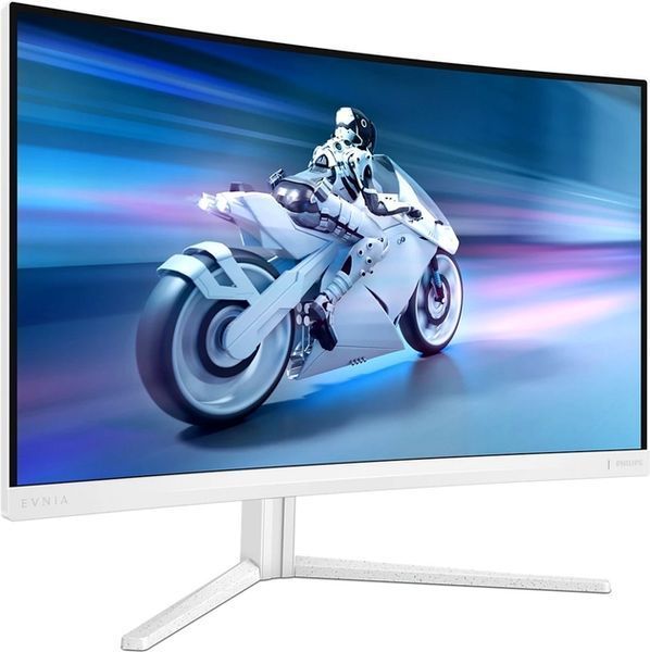 Монiтор TFT PHILIPS 27" Evnia 27M2C5501/00 VA Curved QHD 180Hz HDMI DP HAS Ambiglow White 324047 фото