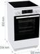 Плита Gorenje електрична склокерамічна, 70л, 50x60см, дисплей, приготування з паром, програматор, білий (GECS5C70WA) 374097 фото 10