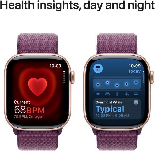 Смарт-годинник Apple Watch Series 10 GPS 46mm Rose Gold Aluminium Case with Plum Sport Loop MWWV3 320065 фото