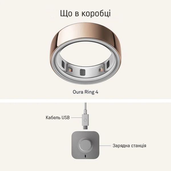 Смарт-кільце Oura Ring 4 Rose Gold Size 10 (JZ90-54219-10) 410072 фото