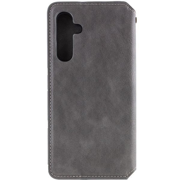 Шкіряний чохол книжка GETMAN Cubic (PU) для Samsung Galaxy M54 5G Сірий 272485 фото