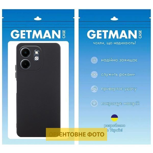 Чохол TPU GETMAN Liquid Silk Full Camera для Motorola Moto G15 4G Чорний / Black 383863 фото