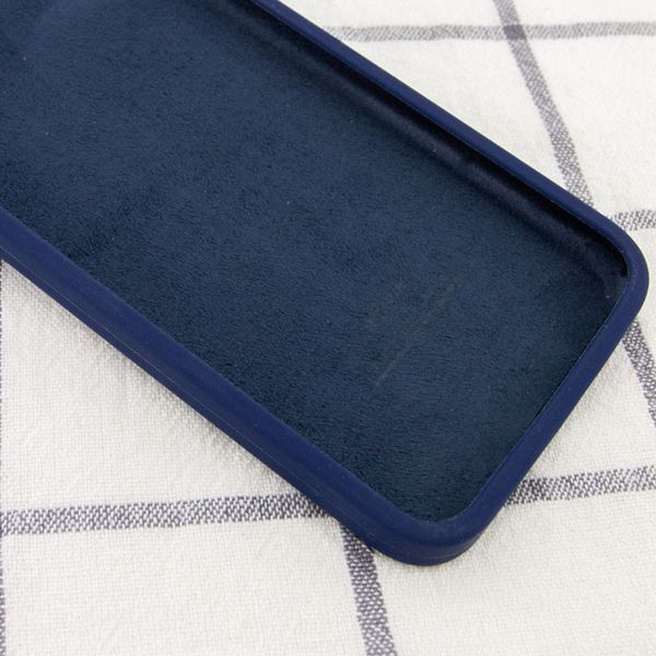 Чохол Silicone Case Square Full Camera Protective (AA) для Apple iPhone XR (6.1") Темно-синій / Midnight blue 218297 фото