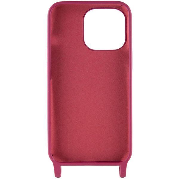 Чохол TPU two straps California для Apple iPhone 12 Pro / 12 (6.1") Червоний / Rose Red 255742 фото