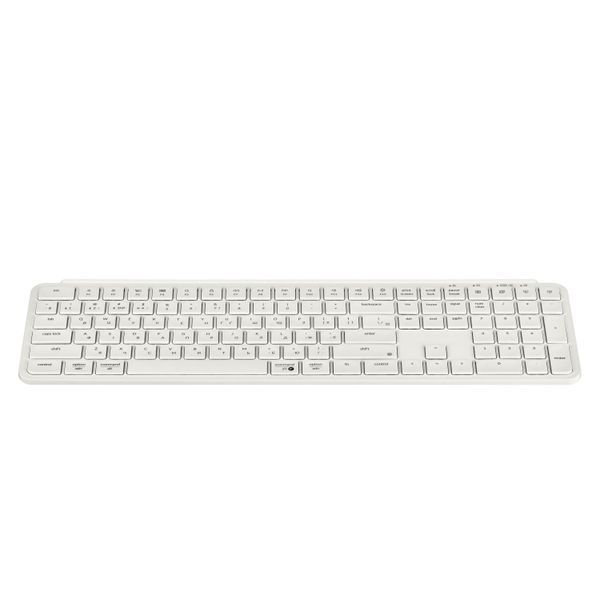 Клавіатура мембрана Keychron B6 Pro, USB/WL/BT, ivory white (B6P-K8-UA) 370066 фото