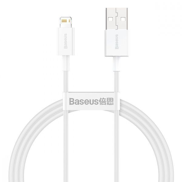 Кабель Baseus Superior Series Fast Charging Lightning 2.4A (1m) (CALYS-A02) White 216515 фото