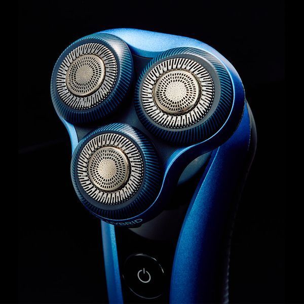 Бритва електр. Remington роторна X7 Limitless X, бритв.головок-3, від мережі, сух.+волог., тример, водонепрон., швид. зарядка, чорно-синій (XR1775) 372290 фото