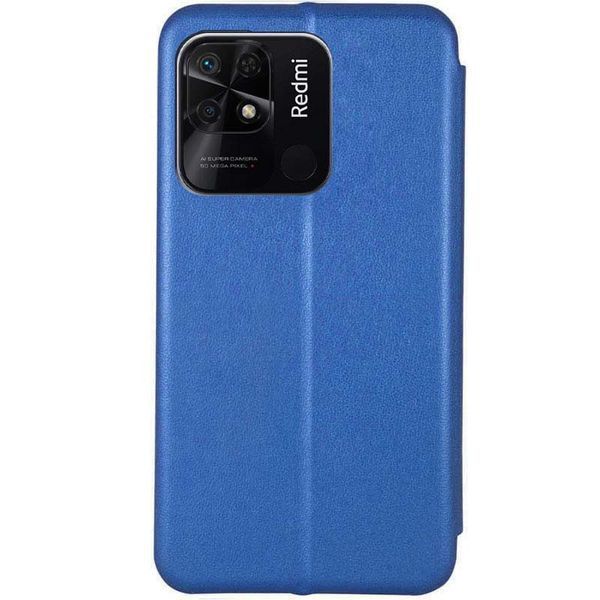 Шкіряний чохол (книжка) Classy для Xiaomi Redmi 10C Синій 259414 фото