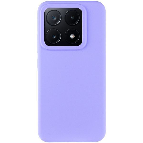 Чохол Silicone Cover Lakshmi (AAA) для Xiaomi Poco X6 / Note 13 Pro 5G Бузковий / Dasheen 288954 фото
