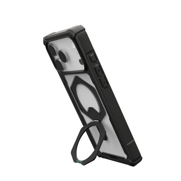 Чохол UAG для iPhone 17 Pro Max, Plasma XTE MagSafe, Clear/Titanium (114528114G36) 406705 фото