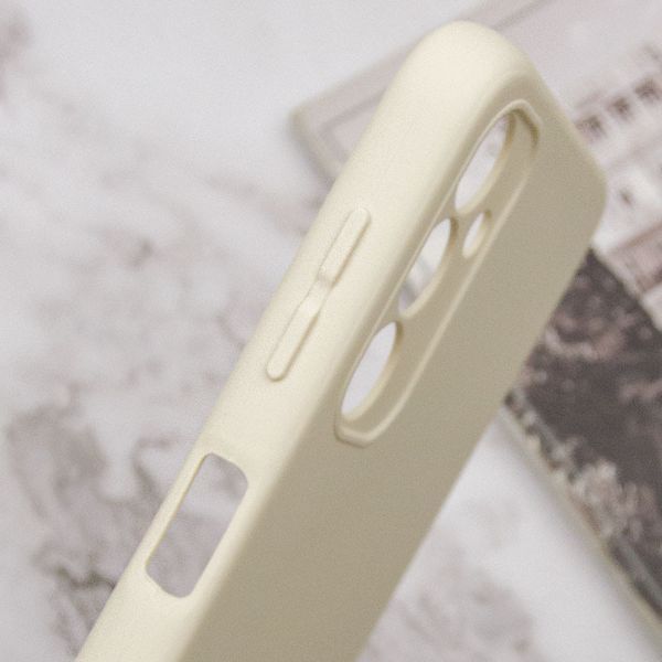 Чохол TPU GETMAN Liquid Silk Full Camera для Samsung Galaxy A24 4G Песочный / Sand 354310 фото
