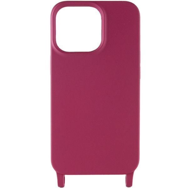 Чохол TPU two straps California для Apple iPhone 12 Pro / 12 (6.1") Червоний / Rose Red 255742 фото