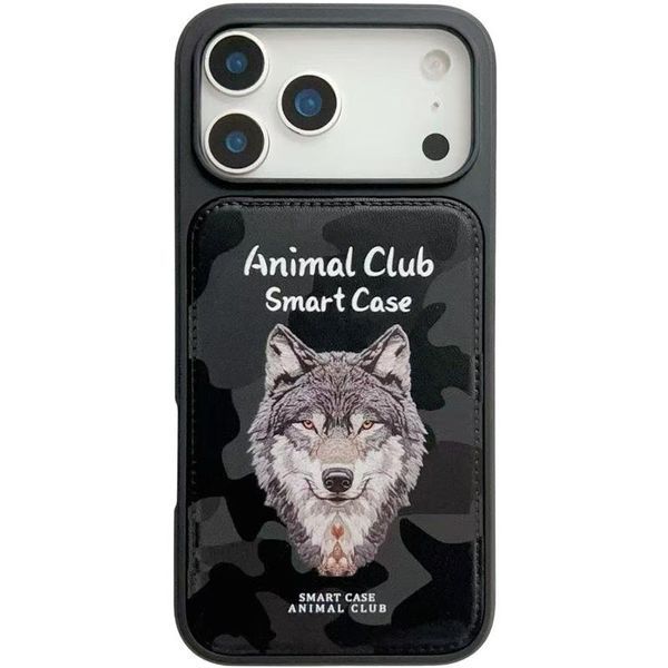 TPU+PC чохол Animal Club для Apple iPhone 17 Pro Max (6.9") Black 405422 фото