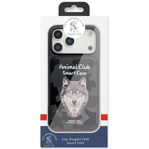 TPU+PC чохол Animal Club для Apple iPhone 17 Pro Max (6.9") Black 405422 фото