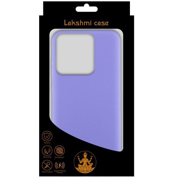 Чохол Silicone Cover Lakshmi (AAA) для Xiaomi Poco X6 / Note 13 Pro 5G Бузковий / Dasheen 288954 фото