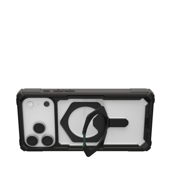 Чохол UAG для iPhone 17 Pro Max, Plasma XTE MagSafe, Clear/Titanium (114528114G36) 406705 фото