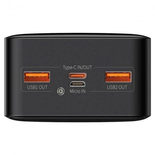 Портативна батарея Baseus 30000mAh 20W Bipow Digital Display (PPDML-N01) Black 245318 фото