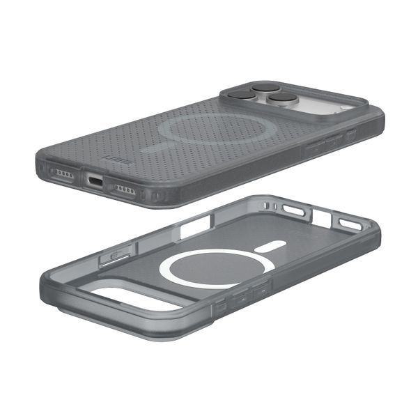 Чохол-накладка iPhone 17 Pro Max UAG Dot MagSafe, Ash (114537113131) 394697 фото