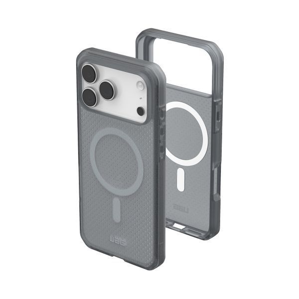 Чохол-накладка iPhone 17 Pro Max UAG Dot MagSafe, Ash (114537113131) 394697 фото